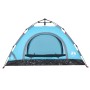 Blaues, schnell zu öffnendes 4-Personen-Zelt von vidaXL, Zelte - Ref: Foro24-4004170, Preis: 78,54 €, Rabatt: %