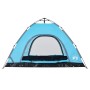 Blaues, schnell zu öffnendes 4-Personen-Zelt von vidaXL, Zelte - Ref: Foro24-4004170, Preis: 78,54 €, Rabatt: %