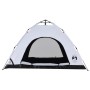 4-Personen-Campingzelt aus undurchsichtigem Stoff, schnell zu öffnen, weiß von vidaXL, Zelte - Ref: Foro24-4004172, Preis: 96...
