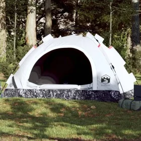 2 person camping tent opaque fabric quick opening white by vidaXL, tents - Ref: Foro24-4004164, Price: 68,57 €, Discount: %