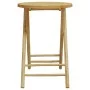 3-Piece Bamboo Folding Bistro Set with Cream White Cushions by vidaXL, Garden sets - Ref: Foro24-365872, Price: 181,98 €, Dis...