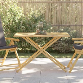 Bamboo folding garden table 110x55x75 cm by vidaXL, Garden tables - Ref: Foro24-365879, Price: 86,85 €, Discount: %