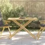Bamboo folding garden table 110x55x75 cm by vidaXL, Garden tables - Ref: Foro24-365879, Price: 89,50 €, Discount: %