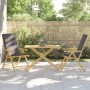 Bamboo folding garden table 110x55x75 cm by vidaXL, Garden tables - Ref: Foro24-365879, Price: 77,69 €, Discount: %