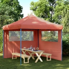 Pop-Up Folding Party Tent 2 Terracotta Side Walls by vidaXL, Tents and gazebos - Ref: Foro24-4004926, Price: 135,14 €, Discou...