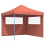 Pop-Up Folding Party Tent 2 Terracotta Side Walls by vidaXL, Tents and gazebos - Ref: Foro24-4004926, Price: 138,02 €, Discou...