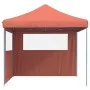 Pop-Up Folding Party Tent 2 Terracotta Side Walls by vidaXL, Tents and gazebos - Ref: Foro24-4004926, Price: 135,14 €, Discou...