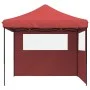 Tienda de fiesta plegable Pop-Up 2 paredes laterales burdeos by vidaXL, Tents and gazebos - Ref: Foro24-4004924, Price: 140,7...