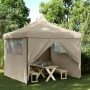 Pop-Up folding party tent with 4 taupe side walls by vidaXL, Tents and gazebos - Ref: Foro24-4004930, Price: 166,77 €, Discou...