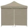 Pop-Up folding party tent with 4 taupe side walls by vidaXL, Tents and gazebos - Ref: Foro24-4004930, Price: 163,00 €, Discou...
