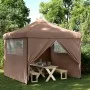 Pop-up-Faltzelt mit 4 Seitenwänden, braun von vidaXL, Zelte und Pavillons - Ref: Foro24-4004932, Preis: 154,12 €, Rabatt: %