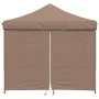 Pop-Up Folding Party Tent with 4 Side Walls Brown by vidaXL, Tents and gazebos - Ref: Foro24-4004932, Price: 154,57 €, Discou...