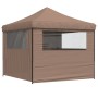 Pop-Up Folding Party Tent with 4 Side Walls Brown by vidaXL, Tents and gazebos - Ref: Foro24-4004932, Price: 156,36 €, Discou...