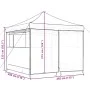 Pop-Up Folding Party Tent with 4 Side Walls Brown by vidaXL, Tents and gazebos - Ref: Foro24-4004932, Price: 154,57 €, Discou...