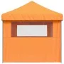 Pop-Up Folding Party Tent 3 Side Walls Orange by vidaXL, Tents and gazebos - Ref: Foro24-4004945, Price: 212,49 €, Discount: %