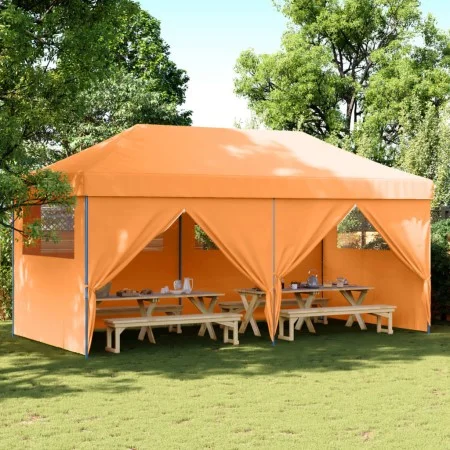 Pop-Up Folding Party Tent 4 Side Walls Orange by vidaXL, Tents and gazebos - Ref: Foro24-4004953, Price: 242,96 €, Discount: %
