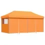 Pop-Up Folding Party Tent 4 Side Walls Orange by vidaXL, Tents and gazebos - Ref: Foro24-4004953, Price: 242,96 €, Discount: %