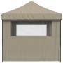 Pop-Up folding party tent with 3 taupe side walls by vidaXL, Tents and gazebos - Ref: Foro24-4004970, Price: 152,15 €, Discou...