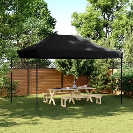 Schwarzes Pop-Up-Faltpartyzelt 440x292x315 cm von vidaXL, Zelte und Pavillons - Ref: Foro24-4004966, Preis: 134,29 €, Rabatt: %
