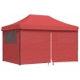 Tienda de fiesta plegable Pop-Up 4 paredes laterales burdeos de vidaXL, Carpas y cenadores - Ref: Foro24-4004979, Precio: 192...