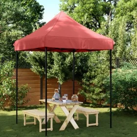Burgunderrotes Pop-Up-Faltpartyzelt 200x200x306 cm von vidaXL, Zelte und Pavillons - Ref: Foro24-4004987, Preis: 94,17 €, Rab...