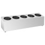 Cutlery holder 5 grids rectangular stainless steel by vidaXL, Cutlery and utensil trays - Ref: Foro24-51228, Price: 66,77 €, ...