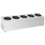 Cutlery holder 5 grids rectangular stainless steel by vidaXL, Cutlery and utensil trays - Ref: Foro24-51228, Price: 61,31 €, ...