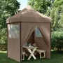 Pop-up-Faltzelt mit 4 Seitenwänden, braun von vidaXL, Zelte und Pavillons - Ref: Foro24-4005004, Preis: 141,72 €, Rabatt: %