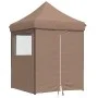 Pop-up-Faltzelt mit 4 Seitenwänden, braun von vidaXL, Zelte und Pavillons - Ref: Foro24-4005004, Preis: 141,72 €, Rabatt: %