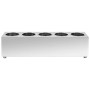 Cutlery holder 5 grids rectangular stainless steel by vidaXL, Cutlery and utensil trays - Ref: Foro24-51228, Price: 66,77 €, ...