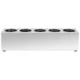 Cutlery holder 5 grids rectangular stainless steel by vidaXL, Cutlery and utensil trays - Ref: Foro24-51228, Price: 61,31 €, ...