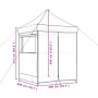 Pop-up-Faltzelt mit 4 Seitenwänden, braun von vidaXL, Zelte und Pavillons - Ref: Foro24-4005004, Preis: 145,02 €, Rabatt: %