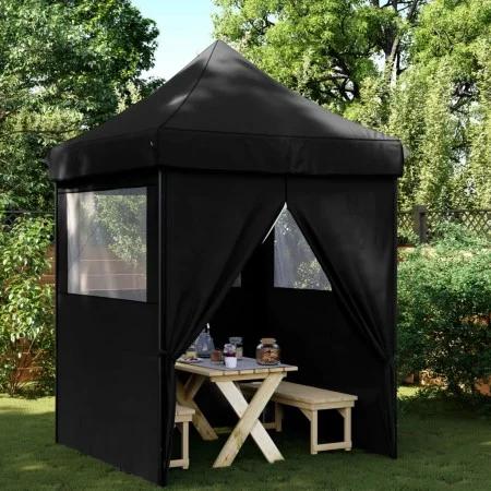 Pop-Up Folding Party Tent with 4 Black Side Walls by vidaXL, Tents and gazebos - Ref: Foro24-4005006, Price: 141,72 €, Discou...