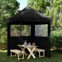 Pop-Up Folding Party Tent with 2 Black Side Walls by vidaXL, Tents and gazebos - Ref: Foro24-4004998, Price: 128,44 €, Discou...