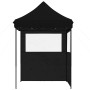 Pop-up-Faltzelt mit 2 schwarzen Seitenwänden von vidaXL, Zelte und Pavillons - Ref: Foro24-4004998, Preis: 125,13 €, Rabatt: %