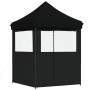 Pop-up-Faltzelt mit 2 schwarzen Seitenwänden von vidaXL, Zelte und Pavillons - Ref: Foro24-4004998, Preis: 125,13 €, Rabatt: %