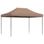 Brown Pop-Up Folding Party Tent 410x279x315 cm by vidaXL, Tents and gazebos - Ref: Foro24-4005012, Price: 122,10 €, Discount: %