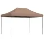 Brown Pop-Up Folding Party Tent 410x279x315 cm by vidaXL, Tents and gazebos - Ref: Foro24-4005012, Price: 124,81 €, Discount: %