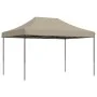 Taupe Pop-Up folding party tent 410x279x315 cm by vidaXL, Tents and gazebos - Ref: Foro24-4005010, Price: 124,00 €, Discount: %
