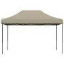 Taupe Pop-Up folding party tent 410x279x315 cm by vidaXL, Tents and gazebos - Ref: Foro24-4005010, Price: 124,00 €, Discount: %