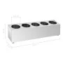 Cutlery holder 5 grids rectangular stainless steel by vidaXL, Cutlery and utensil trays - Ref: Foro24-51228, Price: 61,31 €, ...