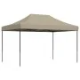 Taupe Pop-Up folding party tent 410x279x315 cm by vidaXL, Tents and gazebos - Ref: Foro24-4005010, Price: 124,00 €, Discount: %