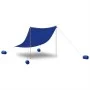 Beach awning with blue sand anchors 214x236 cm by vidaXL, tents - Ref: Foro24-4008641, Price: 55,84 €, Discount: %