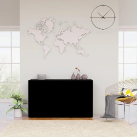 Schwarzes Sperrholz-Sideboard 120x36x69 cm von vidaXL, Sideboards - Ref: Foro24-801842, Preis: 138,62 €, Rabatt: %