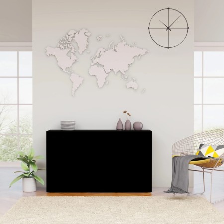 Aparador de madera contrachapada negro 120x36x69 cm de vidaXL, Aparadores - Ref: Foro24-801842, Precio: 138,48 €, Descuento: %