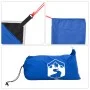 Beach awning with blue sand anchors 214x236 cm by vidaXL, tents - Ref: Foro24-4008641, Price: 55,84 €, Discount: %