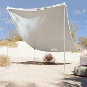 Toldo de playa con anclas de arena gris 214x236 cm by vidaXL, tents - Ref: Foro24-4008643, Price: 70,97 €, Discount: %