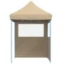 Pop-Up Folding Party Tent with 2 Beige Side Walls by vidaXL, Tents and gazebos - Ref: Foro24-4004991, Price: 121,40 €, Discou...
