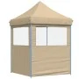 Pop-Up Folding Party Tent with 2 Beige Side Walls by vidaXL, Tents and gazebos - Ref: Foro24-4004991, Price: 121,40 €, Discou...