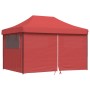 Pop-Up Folding Party Tent 4 Burgundy Side Walls by vidaXL, Tents and gazebos - Ref: Foro24-4005027, Price: 174,60 €, Discount: %